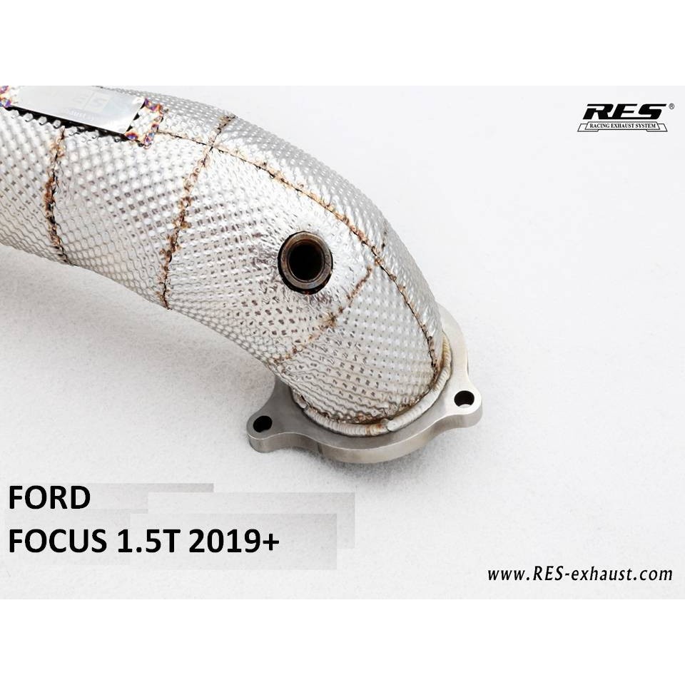 【RES排氣管】 FORD FOCUS 1.5T 2019+ 不鏽鋼/鈦合金 當派 中尾段電子閥門 JK總代理