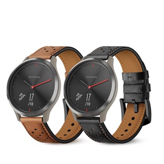 真皮表帶Garmin Forerunner645/vivoactive3/vivoactive/vivolife牛皮表帶