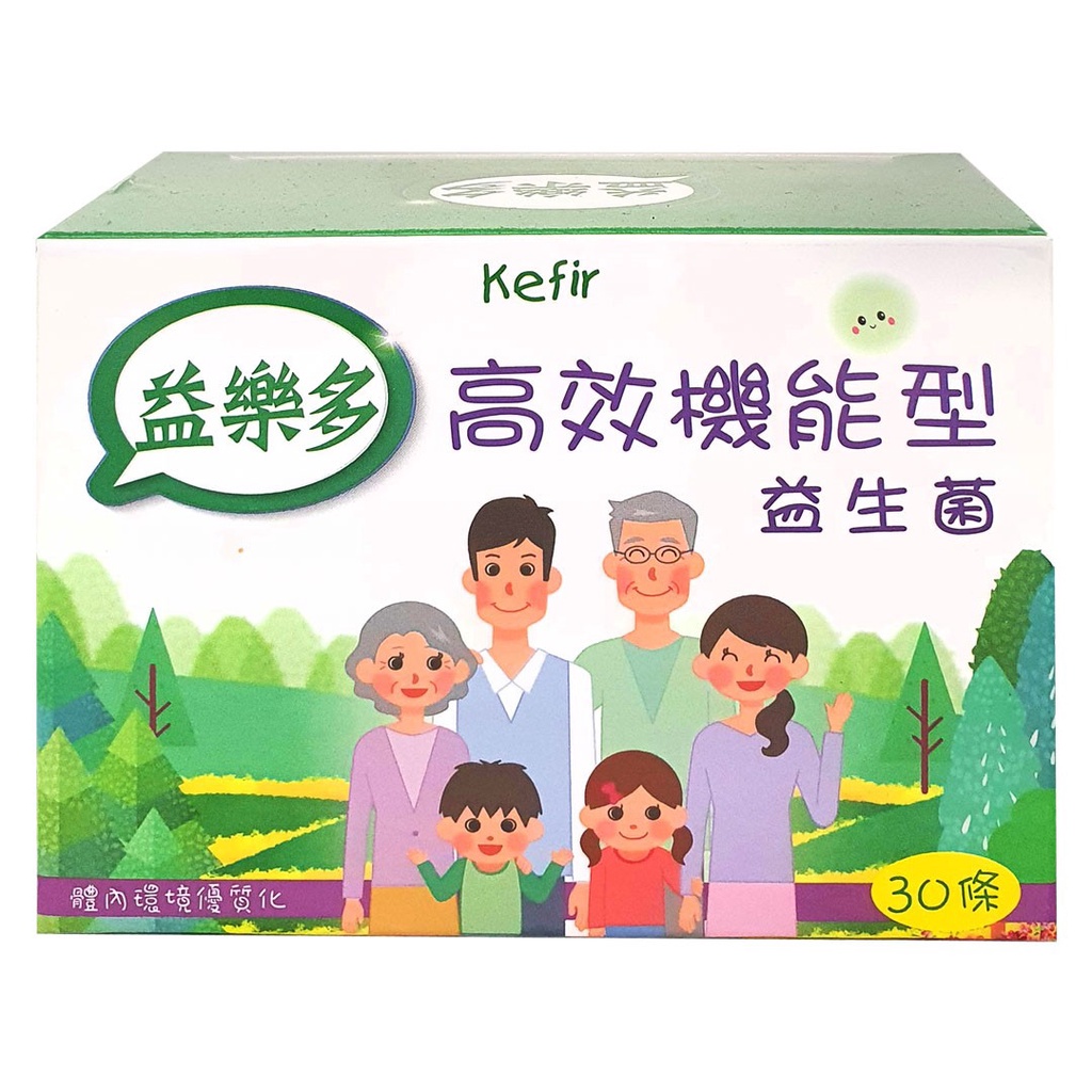 【益樂多】Kefir高效機能型乳酸菌益生菌顆粒(30條/盒/60g) &lt;奶素&gt;