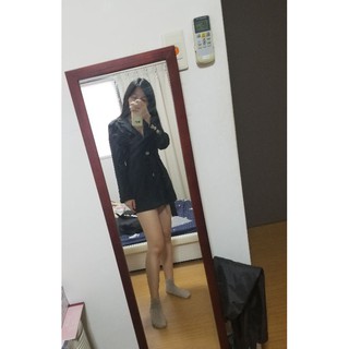 [全新僅試穿] a house clothing shop 綁帶西裝外套/西裝洋裝 黑色F碼