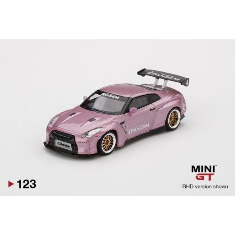 下單前先聊聊 1/64 123 Mini GT MINIGT 日產 Nissan GTR R35 GT-R 粉紅