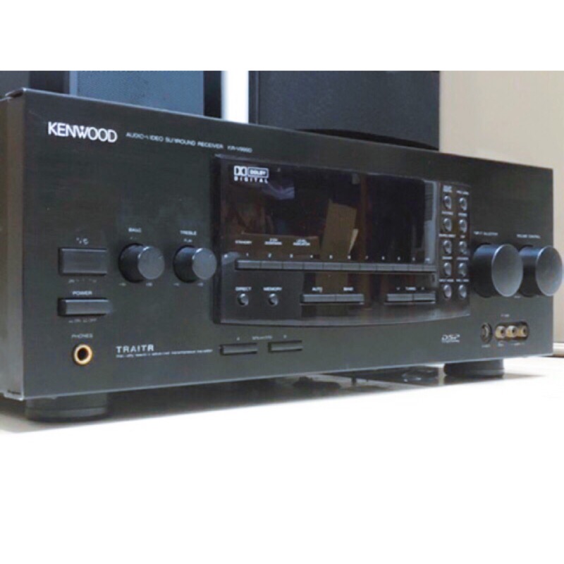 日本製 KENWOOD KR-V999D 5.1聲道 120瓦 AM/FM 收音擴大器