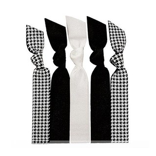EMI JAY 美國知名手工髮飾手環 2+Print - BLACK/WHITE HOUNDSTOOTH