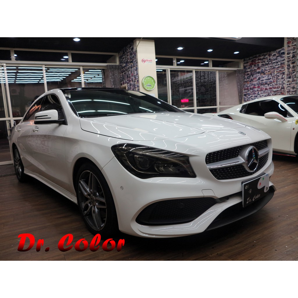 Dr. Color 玩色專業汽車包膜 M-Benz CLA250 車燈保護膜