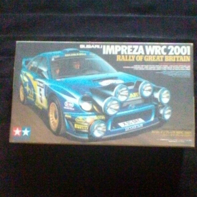 SUBARU IMPREZA WRC 2001 RALLY OF GREAT BRITAIN 1:24 TAMIYA