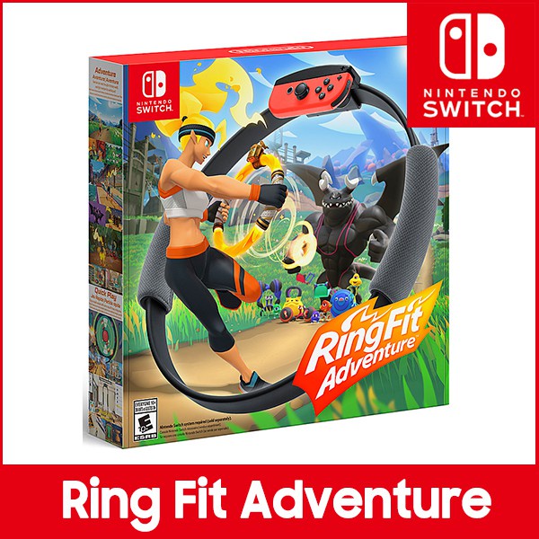 任天堂 新的!! Nintendo Switch Ring Fit 冒險遊戲標題 + Ring-Con + 腿帶套裝