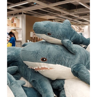 [IKEA正版代購]台灣正品正版鯊鯊鯊魚/小鯊魚填充玩具娃娃-55公分/100公分/聖誕禮物.交換禮物.生日禮物