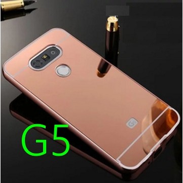 【 電鍍鋁合金金屬邊框鏡面】LG  G4 H815 G5 H860非海馬扣 保護套 後蓋 保護殼