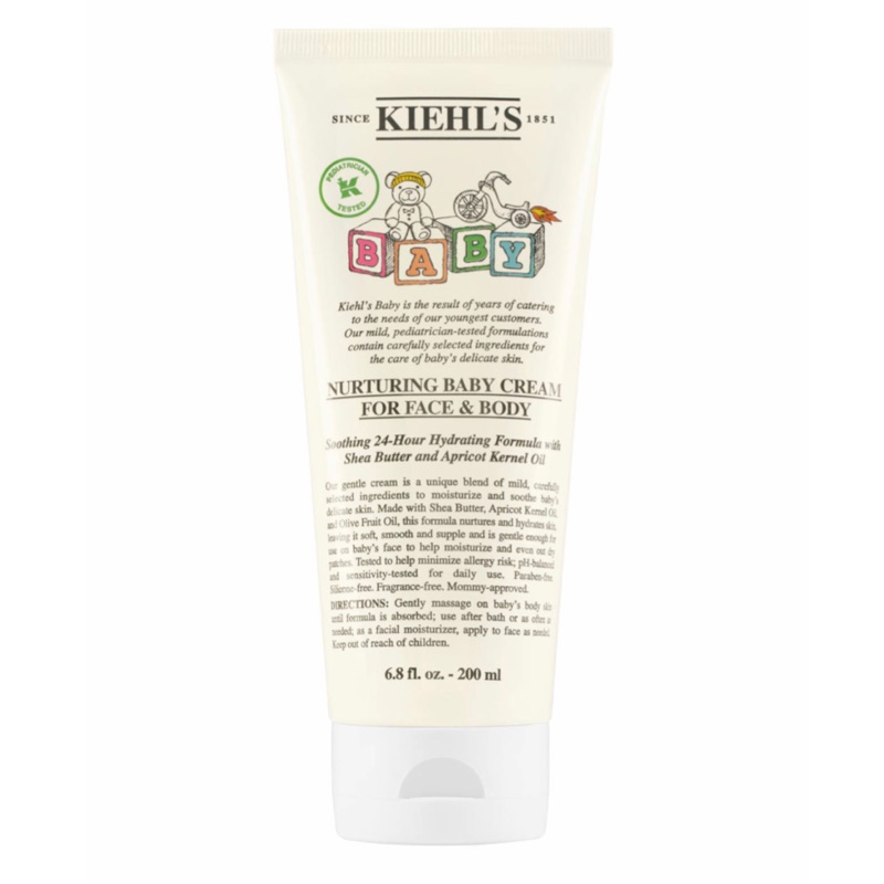 kiehl's nurturing baby cream for face and body