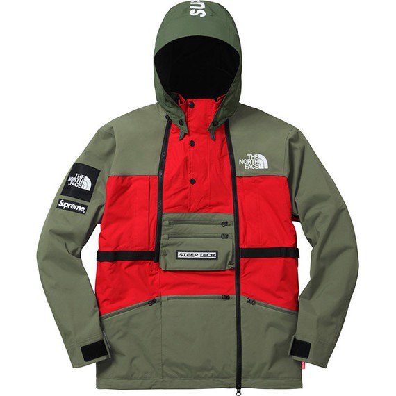 supreme the north face steep tech hooded jacket