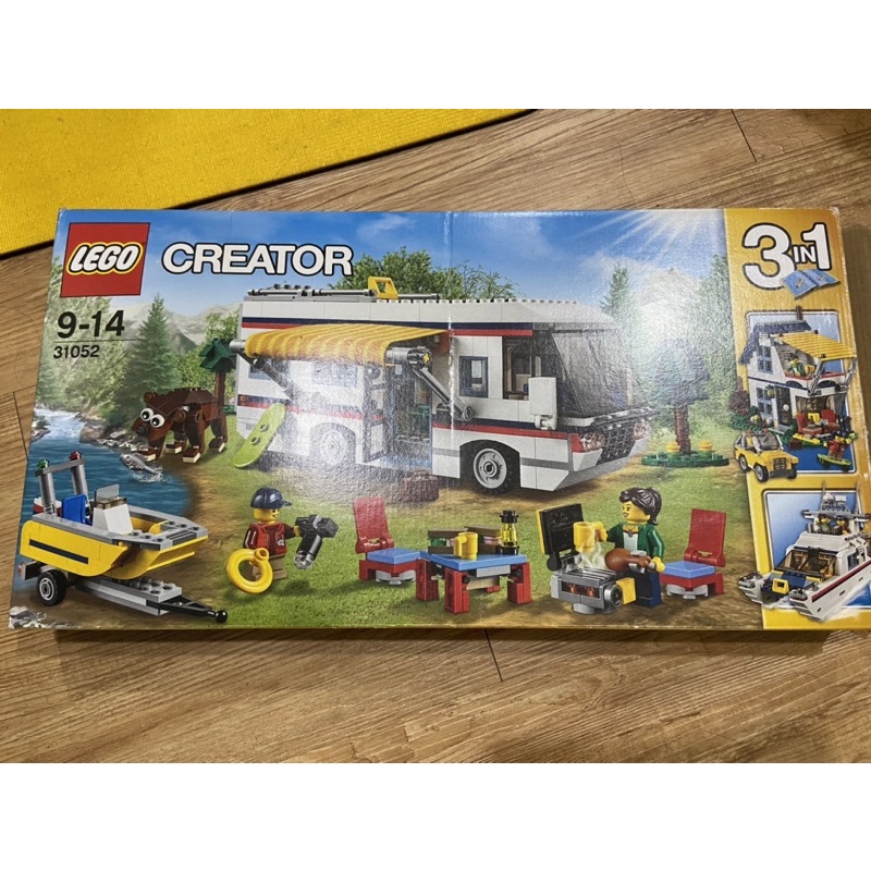 絕版品 LEGO 樂高 CREATOR 三合一 創意系列 31052 露營車