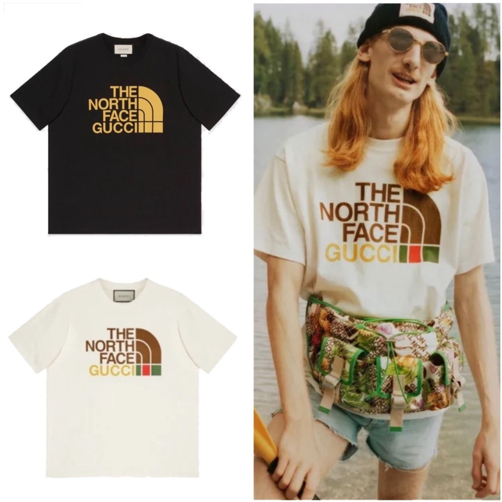 Gucci The North Face T恤高級版全吊牌短袖男女T恤