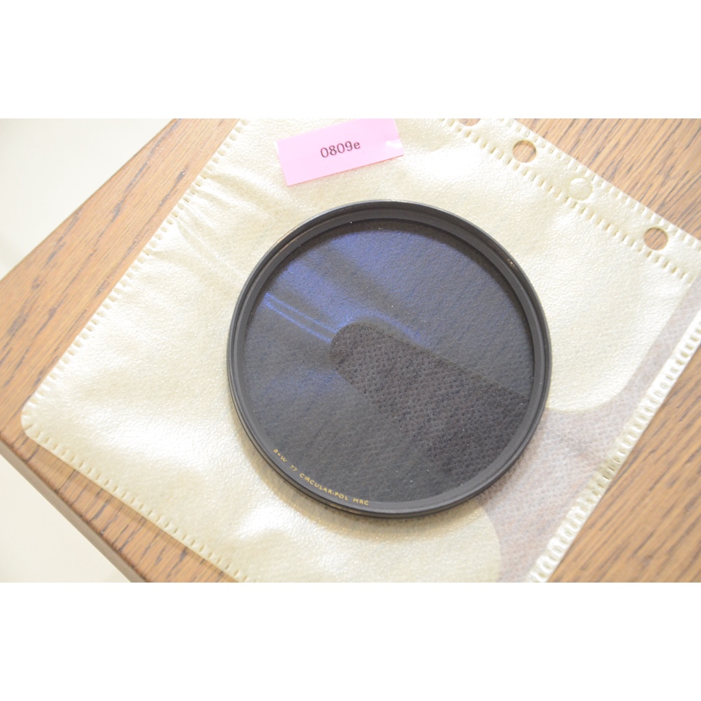 B+W 77mm CPL 偏光鏡 鏡片刮痕多 [ 新竹小吳 偏光鏡片 0809e ]