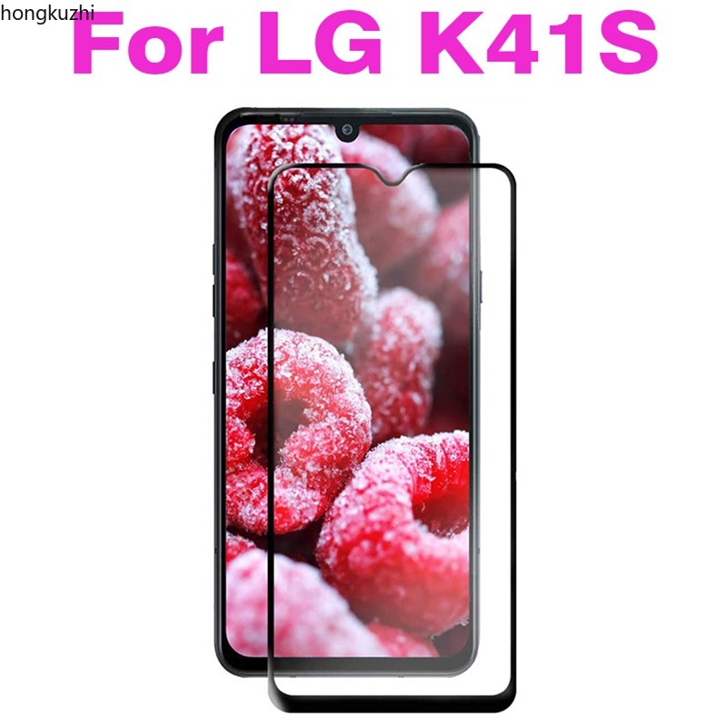 Lg Q51 K41S V30 V40 V50 V50S ThinQ Q6 G6 G7全覆蓋鋼化玻璃屏幕保護膜