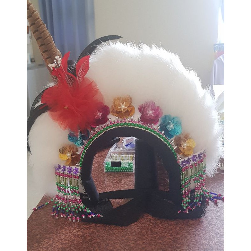 阿美族兩側流蘇花帽 蝦皮購物