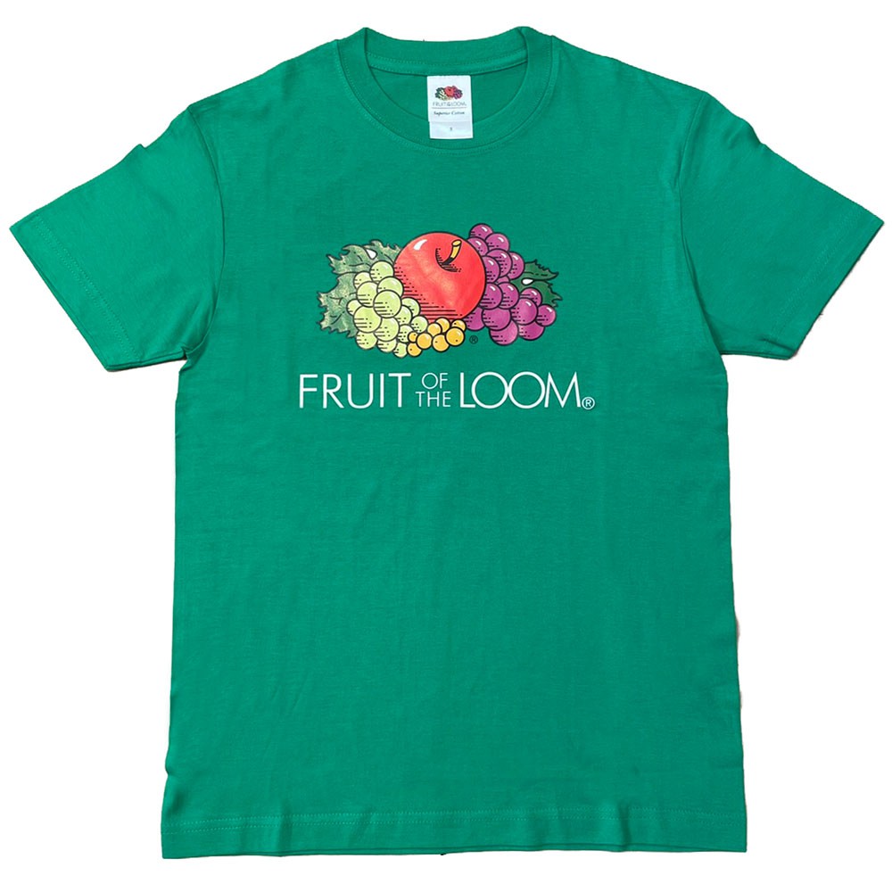 FRUIT OF THE LOOM 水果牌 - ACL2100CW 美國純棉 5.9oz 彩圖白字 短T (GR 綠色)