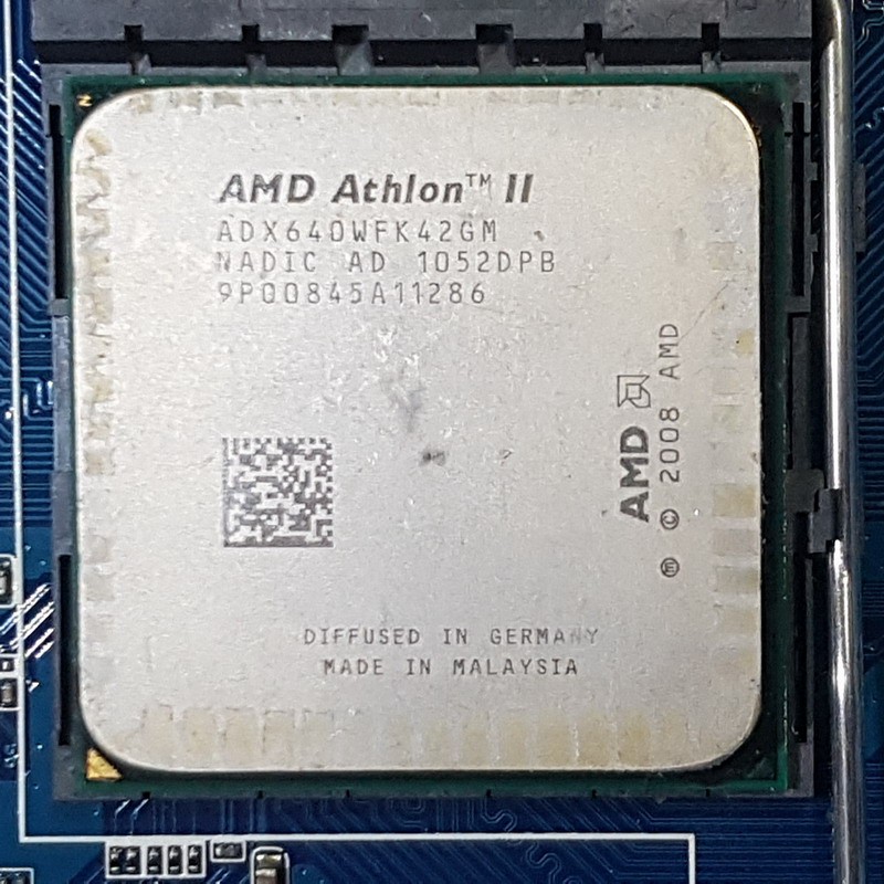 Athlon II X4四核心處理器+技嘉GA-M68MT-S2P主機板+DDR3 4GB終保記憶體【自取價1200】