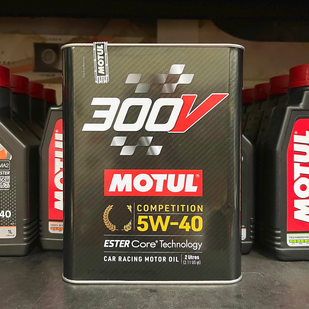 【阿齊】MOTUL 5W40 5w-40 300V 鐵罐 酯類 汽車機油 2L