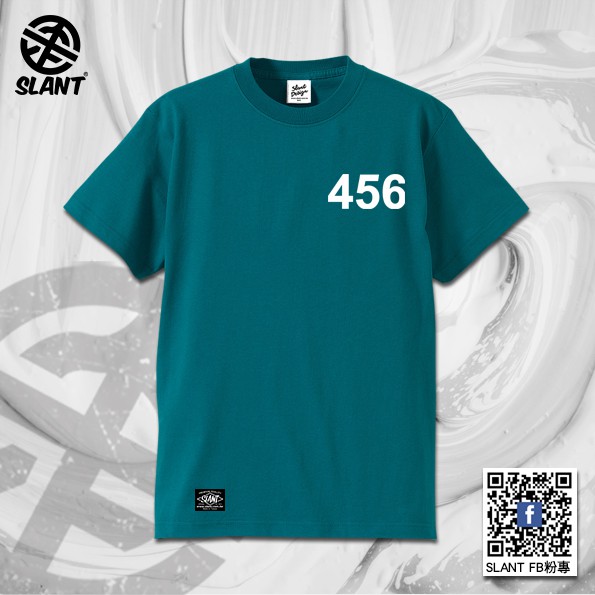 SLANT 魷魚遊戲 Squid Game 號碼T恤 456 218 001 067 魷魚遊戲T恤 雙面印刷 韓劇T恤