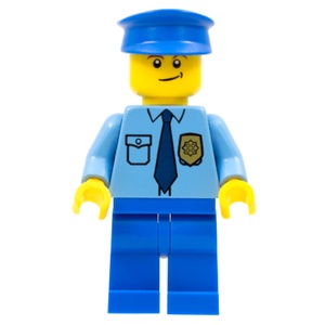 樂高人偶王 LEGO 經典懷舊/城鎮系列-警察#1067571 cop055