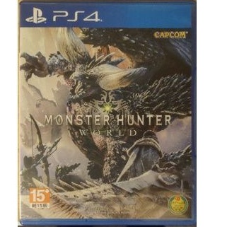 PS4 魔物獵人 世界 中文版 光碟