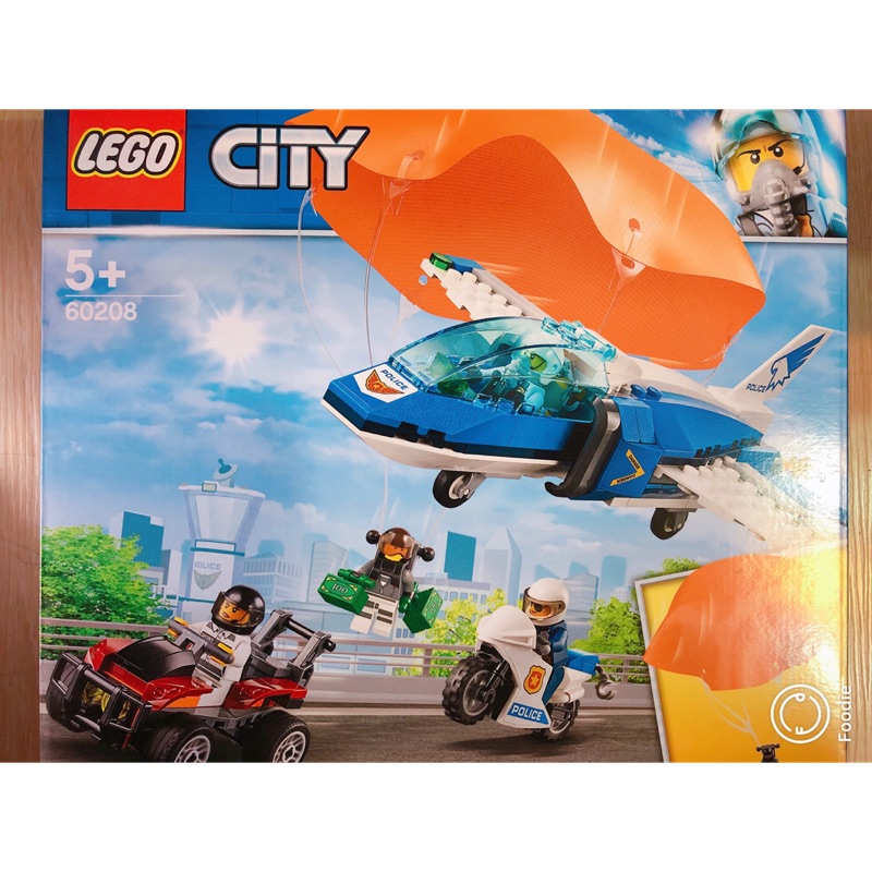 樂高 LEGO 60208 CITY系列 航警降落傘追捕