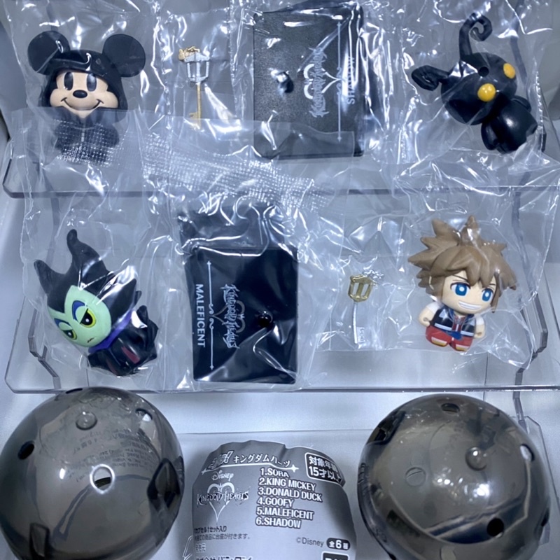 Disney迪士尼kingdom hearts王國之心扭蛋 BANDAI萬代@轉蛋盒玩食玩模型公仔玩偶人偶黏土人娃娃玩具