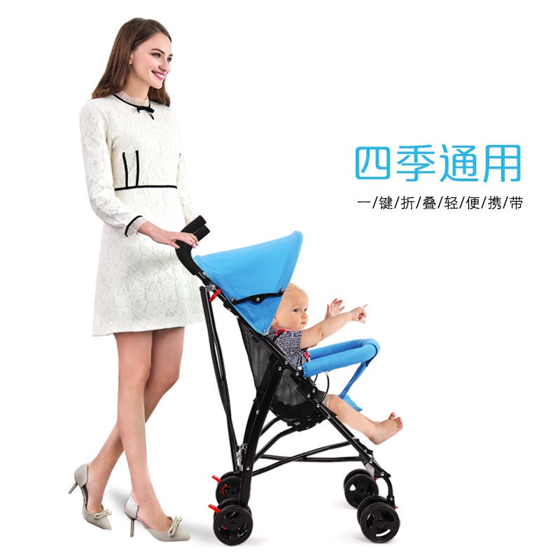 爆款热卖-嬰兒推車可坐可躺輕便折疊傘車避震簡易寶寶兒童手推車bb車夏季