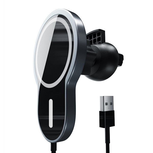 Iphone 12 車用手機支架magsafe車載充電器適用蘋果iphone12 車載支架磁吸車充無線快充15w 蝦皮購物