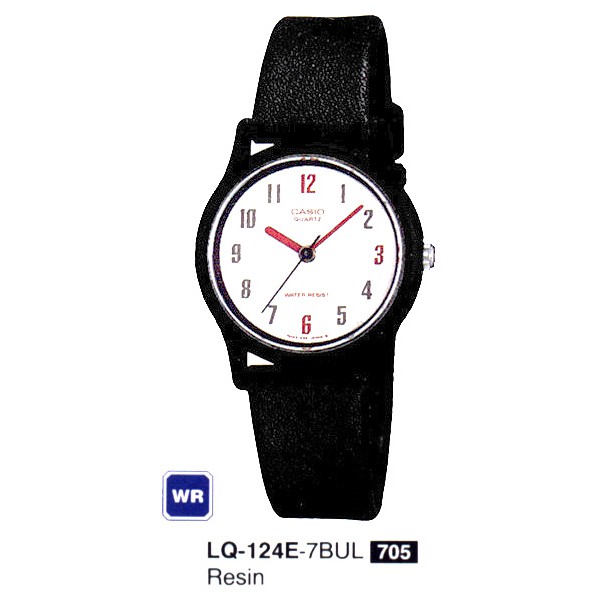 全新CASIO手錶(美運公司)LQ-124E有白面/黑面二色【新潮女時尚錶】