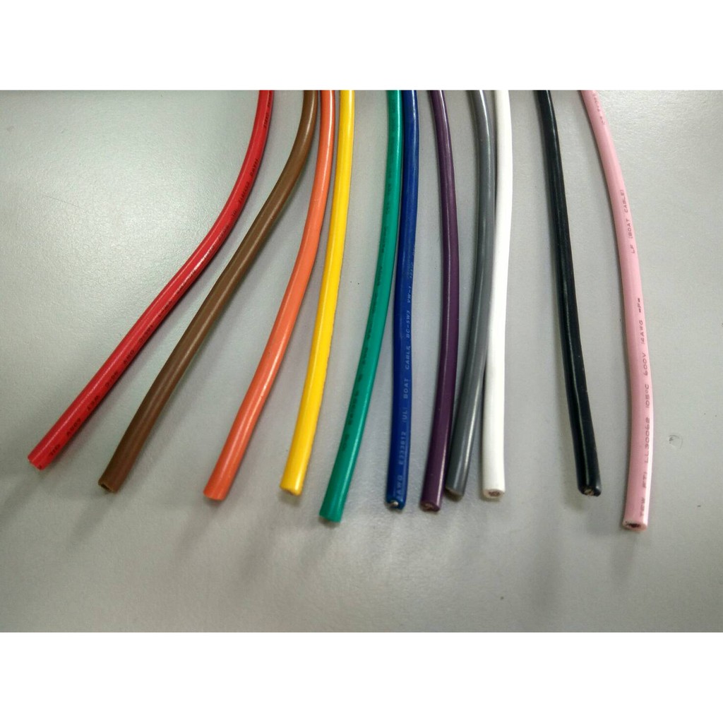 16AWG 14AWG 12AWG 10AWG 電源線 耐溫105°C  額定電壓600V  多芯線  汽車 機車 鍍錫