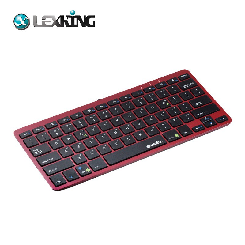 【LEXKING】極光系列LKB-7128AN安卓手機與平板OTG專用與USB雙功能有線鍵盤