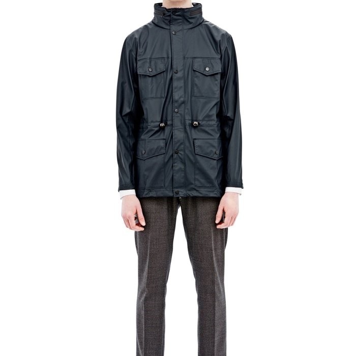 代購 丹麥品牌Rains Four Pocket Jacket 雨衣 防水 防風 連帽外套 夾克 4色