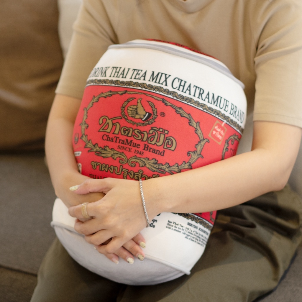 現貨 泰國限量 ChaTraMue 手標牌 紅罐抱枕 / 抱枕 枕頭 泰式奶茶 泰奶 店面裝飾 居家