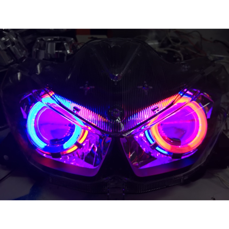 Force 魚眼燈具組 整套含燈具 光圈 線組 45w hid