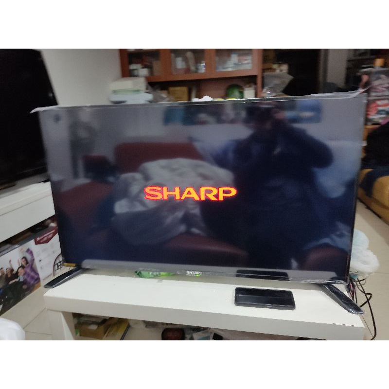 現貨 自售 外觀超級新 夏普 SHARP 40吋 連網電視 LC-40SF466T 液晶螢幕 超薄邊框 限淡水自取