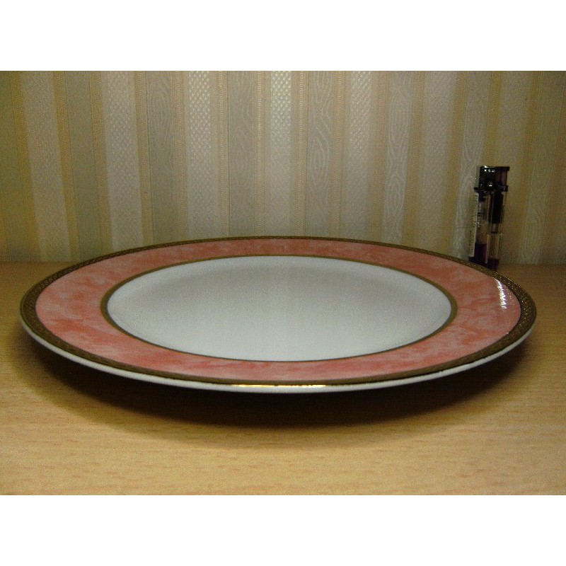金粉彩 九盤 盤子 餐具 廚具 盤 圓盤 餐盤 水果盤 自助餐盤 展示盤 日本製 陶瓷 食器 可使用 電鍋