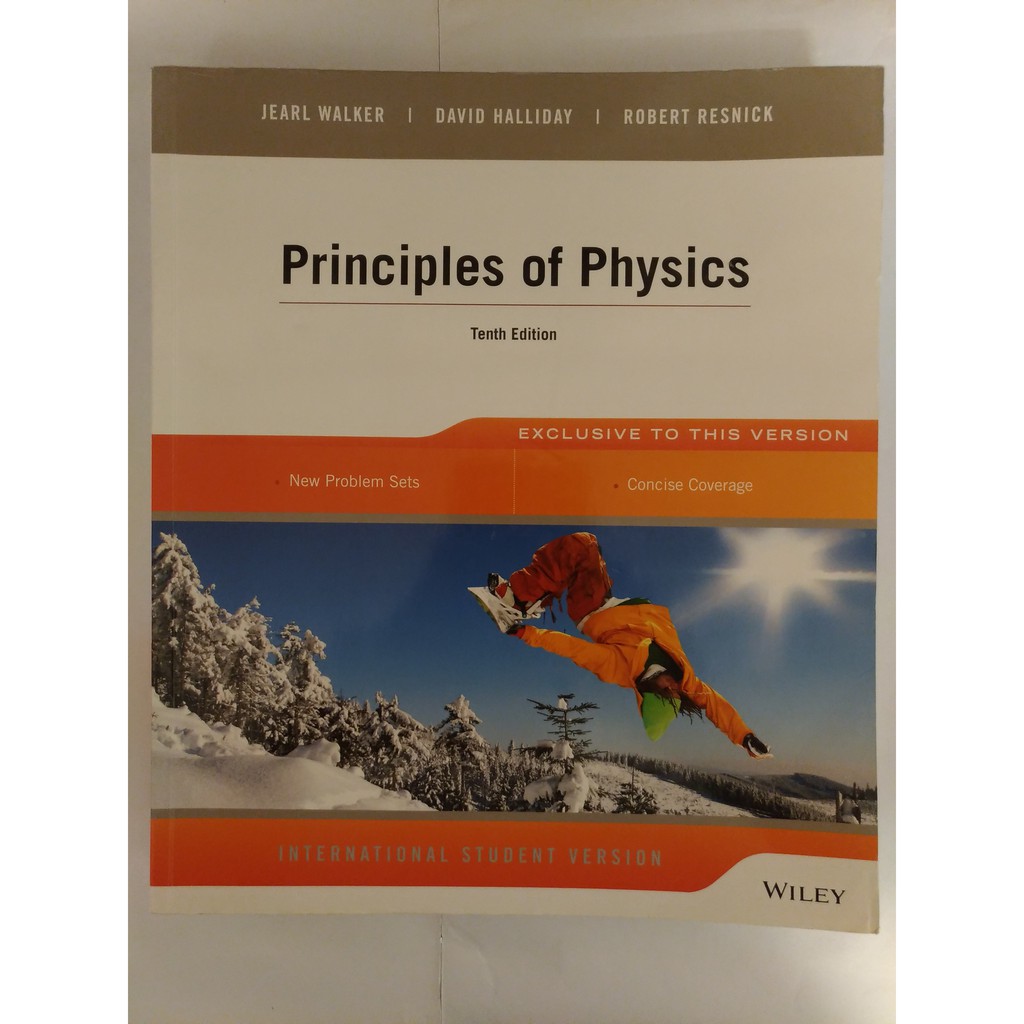 #13普通物理Principles of Physics,10th,Halliday,9781118230749