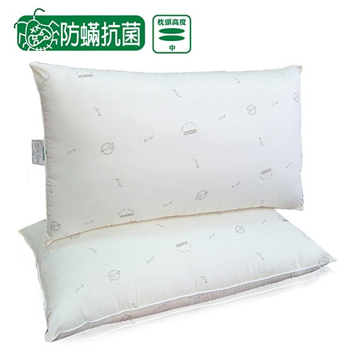 網路限定 | 高CP值 | 奧斯汀 | 舒適防蟎機能枕 | 鋪棉羽絨枕頭 | PA2215