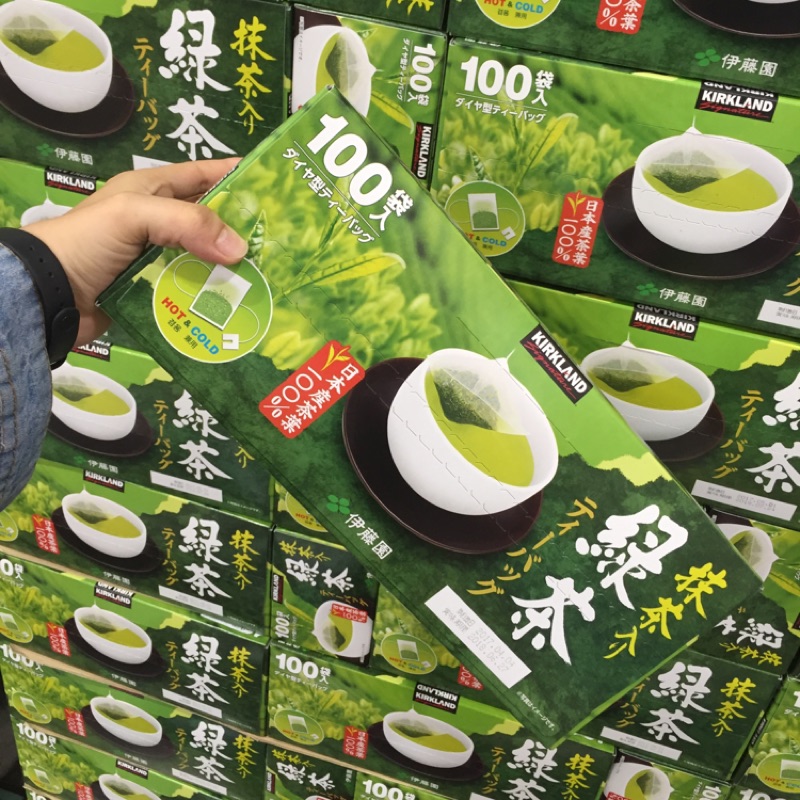 ★Alien★ 科克蘭  Kirkland 日本綠茶包 🇯🇵1.5公克*100包  好市多代購