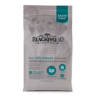 美國 柏萊富 Blackwood 無穀全齡 低敏純淨配方(雞肉+豌豆)