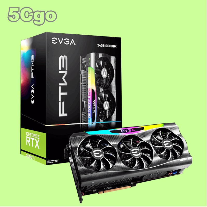 5Cgo【權宇】EVGA GeForce RTX3090Ti FTW3 GAMING 24G電腦遊戲顯卡(自取價) 含稅