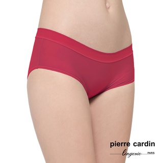 【pierre cardin 皮爾卡登女性內衣】輕薄柔感舒適中腰內褲(單件-紅)-509-6631