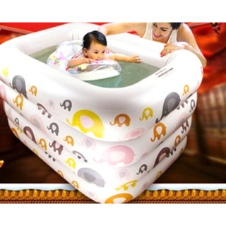 🏊‍♀️ 超可愛大象游泳池 泡泡底 可調降 嬰幼兒 兒童充氣泳池 充氣玩具 兒童玩具 水上活動用品 一年四季都適用