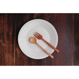 日本 Natural Cutlery 手工 原木甜點叉匙