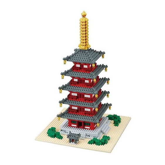 Nanoblock NB-031 五重塔 豪華版