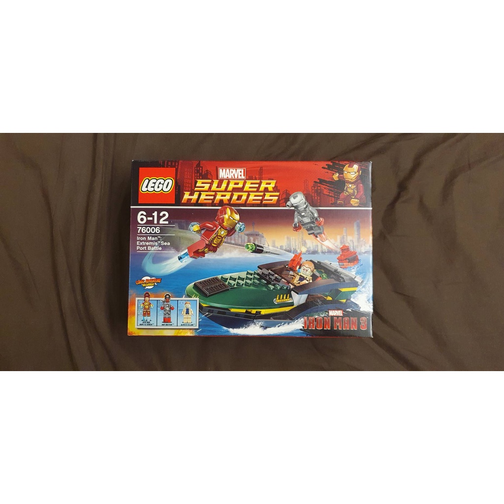 LEGO 樂高 76006 Marvel 超級英雄 Iron Man: Extremis Sea Port Battle