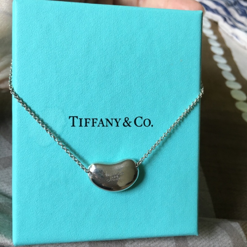 正品 Tiffany&amp;co 大相思豆 純銀925項鍊