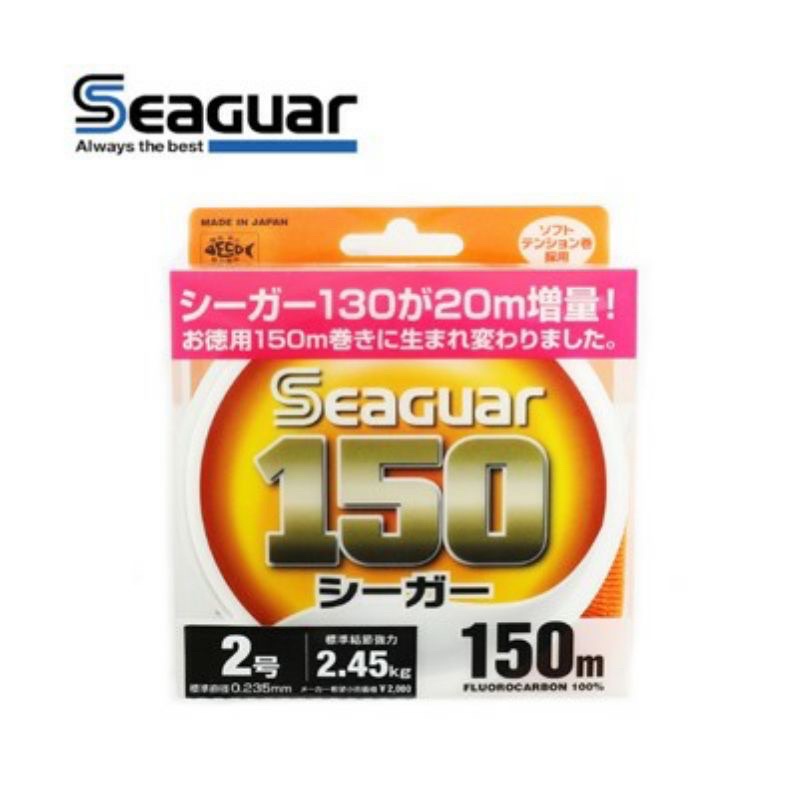《Seaguar》新Seaguar 漁業 150M FLUOROCARBON 漁業用線 碳纖線 卡夢線 子線