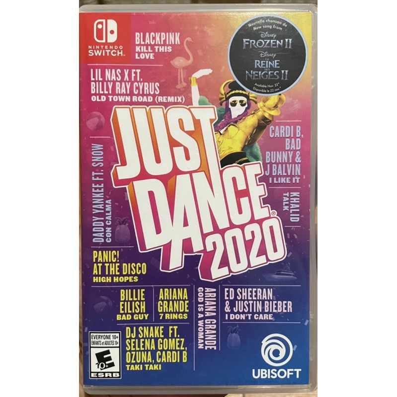 【二手】- NS 任天堂 switch  JUST DANCE 2020  舞力全開 中文美版【9成新】